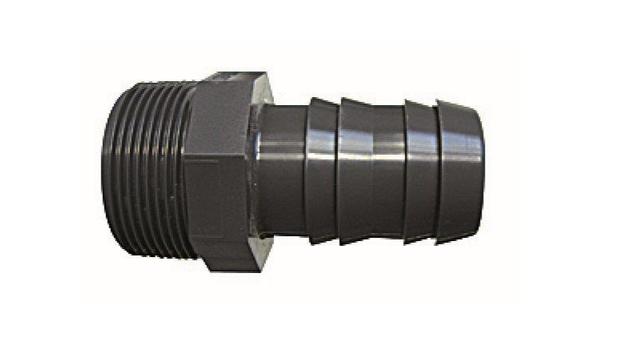 raccord PVC cannel&eacute; m&acirc;le filet&eacute;