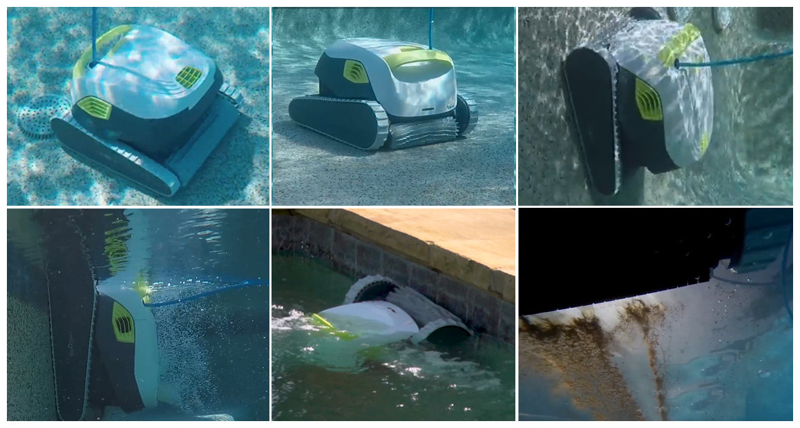 fonctionnement du robot de piscone dolphin t35 en situation