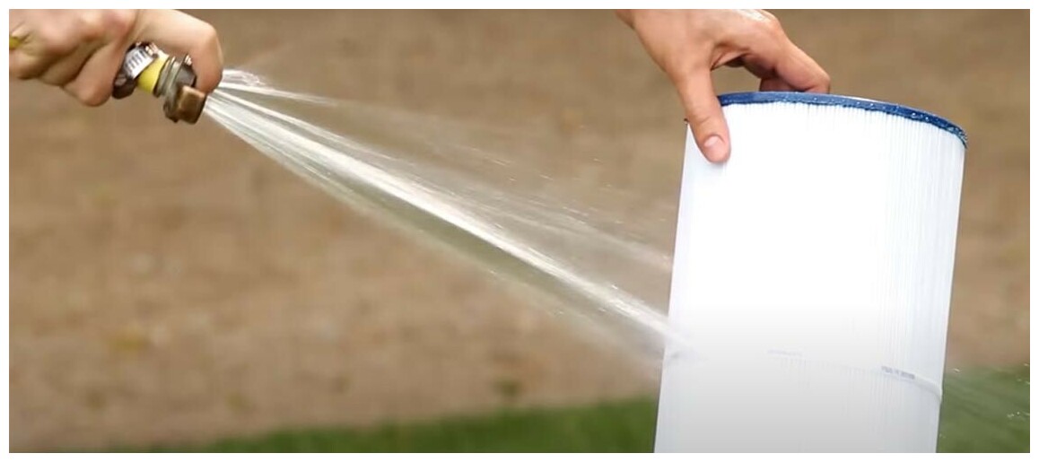 nettoyage de la cartouche filtrante du filtre hayward