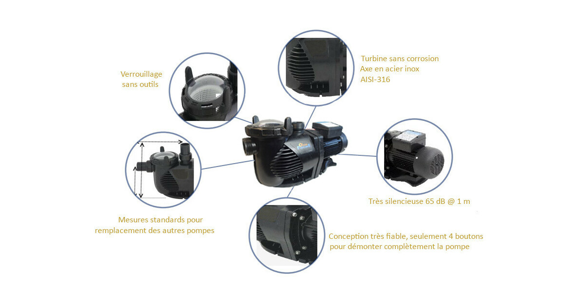 descriptif Super Power Pump O'Pool