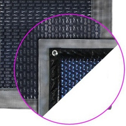 Bâche à bulles iverbul energyguard geobubble quatro + bavette-grille le m²