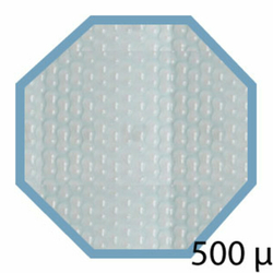 Bâche été 500 microns pour piscine bois original hexa 400x400