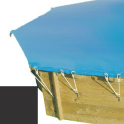 Bâche hiver carbone pour piscine bois original 500 x 500 - 779810