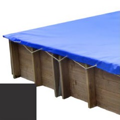 Bache hiver carbone pour piscine bois original 834 x 490