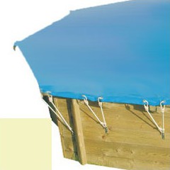 Bache hiver sable pour piscine bois original 616 x 616