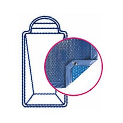 Bâche quatro bleu solaire modèle agadir/mira escales piscines