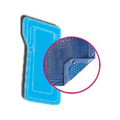 Bâche quatro bleu solaire modèle bruxelles union piscines