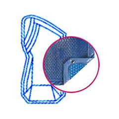 Bâche quatro bleu solaire modèle kalimnos piscines pid