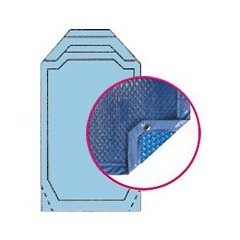 Bâche quatro bleu solaire modèle lazuli alliance piscines