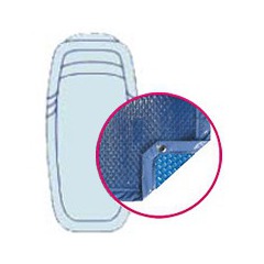 Bâche quatro bleu solaire modèle lolite alliance piscines