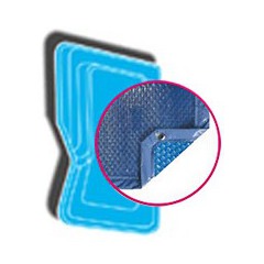 Bâche quatro bleu solaire modèle londres union piscines