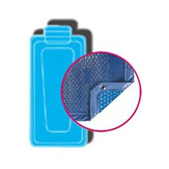 Bâche quatro bleu solaire modèle paris union piscines