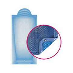 Bâche quatro bleu solaire modèle pormiou génération piscines