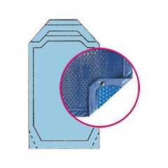 Bâche quatro bleu solaire modèle pyrope alliance piscines