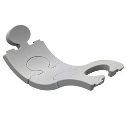 OCLAIR Bain de soleil flottant hoom gris/gris