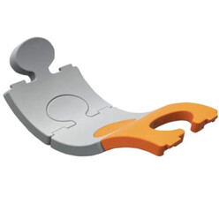 OCLAIR Bain de soleil flottant hoom gris/orange