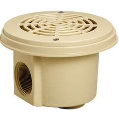 Bonde de fond piscine béton et liner cofies hayward - sable