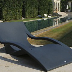chaise longue muse anthracite 19934