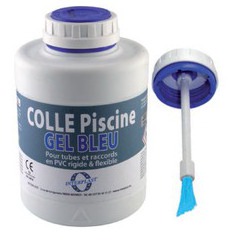 Colle pvc gel bleu interfix pour pvc souple et rigide - 1000 ml