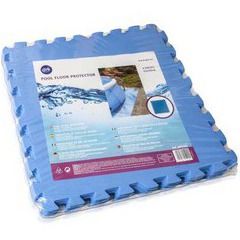Dalle de protection gre 50 x 50 cm bleu