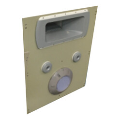 Jets + flasque proj + sur meurtriere miroir : gris GS14M