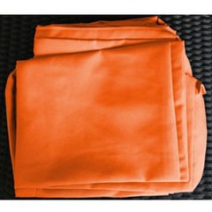 DELORM Set complet de housse orange pour salon atik
