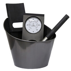 Kit accessoire sauna noir