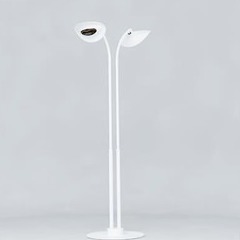 PHORMALAB Lampe chauffante infrarouge double tête 2 x 1500 w - blanc