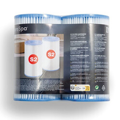 Lot de 2 cartouches s2 pour Pure Spa gonflable intex