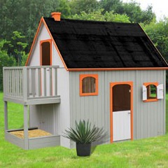 EGT LEISURE Maisonnette duplex en bois