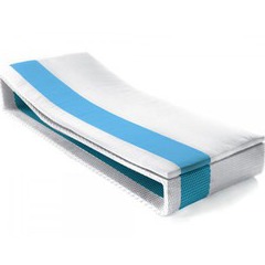 Matelas blanc/bleue pour transat summertime - Hemisphere editions