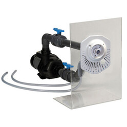 Nage à contre-courant complète pour piscine bois 3 CV MONO avec télécommande