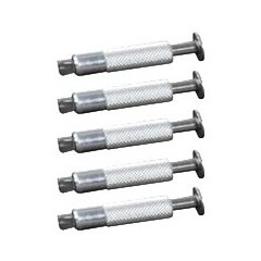 Pitons douille inox alu diametre 12 mm x 5u
