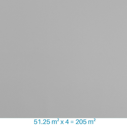 ASTRAL Pvc armé gris clair renolit alkorplan 2000 - 51.25 m² x 4 soit 205 m²