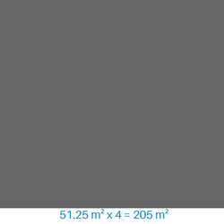 ASTRAL Pvc armé gris foncé renolit alkorplan 2000 - 51.25 m² x 4 soit 205 m²