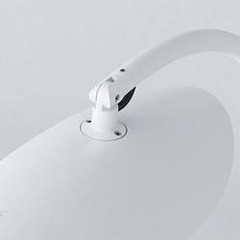 Rotule blanche lampe chauffante hotdoor - haut/bas