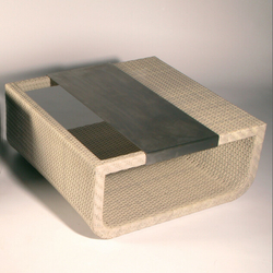 Table basse blanche summertime - Hemisphere editions