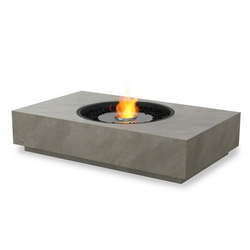 ECOSMART FIRE Table intérieure/extérieure au bioéthanol manhattan 50 - naturel