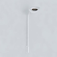 Applique tige murale chauffante infrarouge blanche 1500 W 