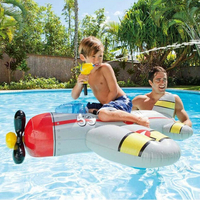 Avion à chevaucher Intex + pistolet