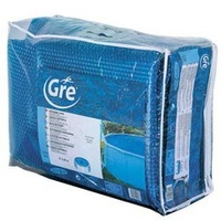 Bâche été piscine hors sol GRE Ovale - 485 x 335 cm - 180 microns