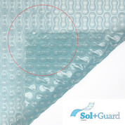 Bâche à bulles sol+guard 500 microns non bordée