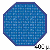 Bâche été 400 microns pour piscine bois original hexa 400x400 