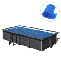 Bâche été rectangle piscine composite 6.06 x 3.26 m