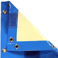 Bâche Nara Safe pitons douille collerette pour dallage bois