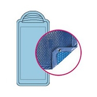 Bâche Quatro Bleu Solaire Modèle Amethyste Alliance piscines