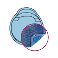 Bâche Quatro Bleu Solaire Modèle Nacre Alliance piscines