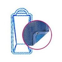 Bâche Quatro Bleu Solaire Modèle Rhodes piscines PID