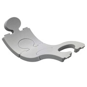 bain de soleil flottant hoom gris gris 75953