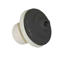Bouche de refoulement grise anthracite pour piscine liner